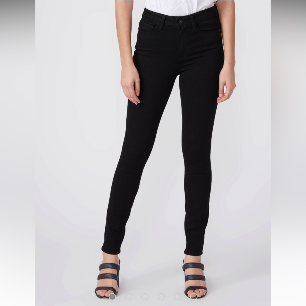 Paige Hoxton Ankle Jeans - Black Shadow